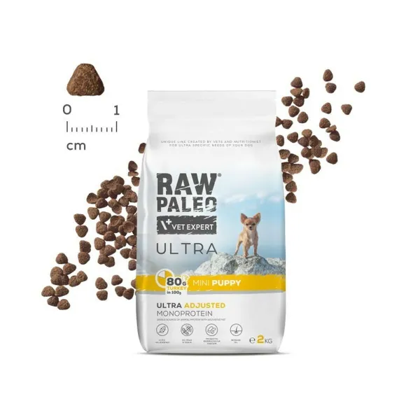 Pašarai VETEXPERT Ultra Mini Puppy Pavo Turkija 750 g
