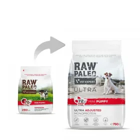 Lopbarība VETEXPERT Ultra Mini Puppy Beef Teļa gaļa 750 g