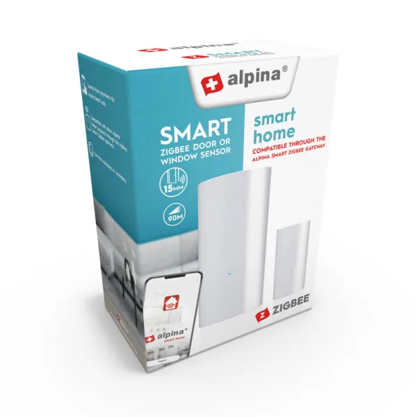 Alpina - Smart window opening sensor from Zigbee network