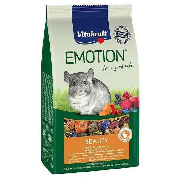 Fodder Vitakraft EMOTION BEAUTY Vegetables Chichilla Rodents