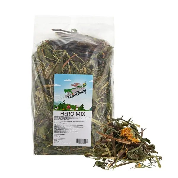 Fodder Factoryherbs Hero Mix Hamster Rodents Birds 1 kg
