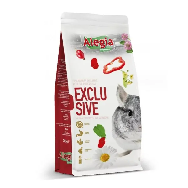 Фураж Alegia Exclusive Chinchilla овощи шиншилла 700 g