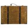 Декоративный чемодан Alexandra House Living Коричневый PVC Деревянный Металл Vintage 31 x 17 x 45 cm 40 x 24 x 13,5 cm Декоратив