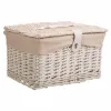 Kahden arkun setti Alexandra House Living Valkoinen Pajupuu 30 x 23 x 40 cm
