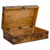 Pūra lāde Alexandra House Living Brūns Metāls Mango koks 20 x 12 x 38 cm Tradicionālais stils