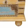 Сундук Alexandra House Living Жёлтый Синий Древесина манго 28 x 27 x 50 cm Самобытный стиль