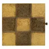 Lādīte Alexandra House Living Tumši brūns Misiņš Mango koks Koks MDF 20 x 7 x 20 cm