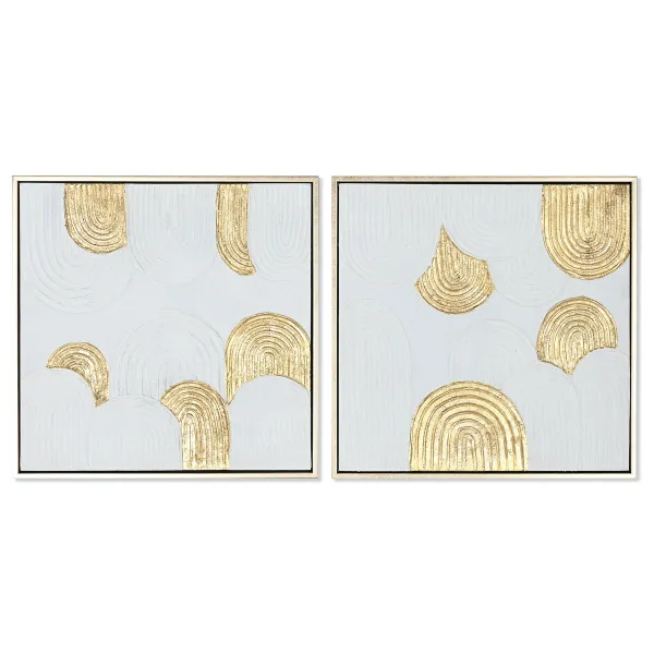 Canvas Home ESPRIT polystyrene Canvas 42 x 4 x 42 cm