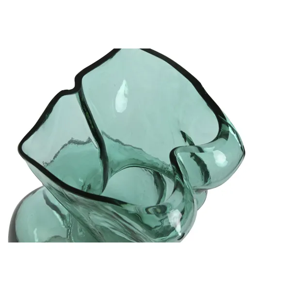 Maljakko Home ESPRIT Sininen Vihreä Kristalli 18 x 17 x 28 cm (2 osaa)
