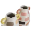 Vaza Home ESPRIT Spalvotas Dolomite 17 x 17 x 35 cm (2 vnt.)