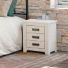 Spintelė Alexandra House Living Balta Metalinis pušis 43 x 50 x 32 cm 3 stalčiai