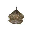 griestu gaismas Home ESPRIT Bronza Metāls Dzelzs 50 W 26 x 26 x 24 cm