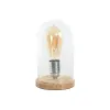 Stalinė lempa Home ESPRIT Natūralus Bambukas Stiklas 50 W 220 V 13 x 13 x 22 cm