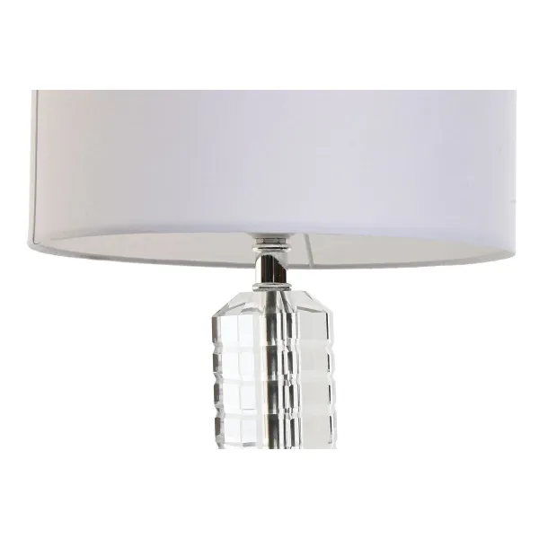 Pöytälamppu Home ESPRIT Valkoinen Kristalli 50 W 220 V 25 x 25 x 42 cm