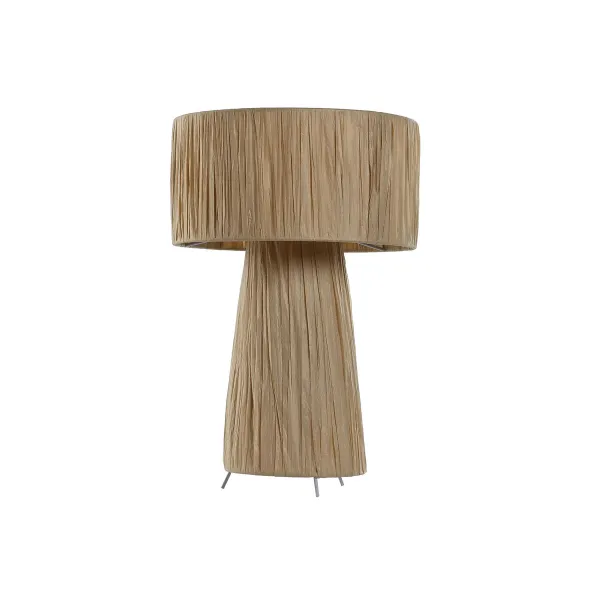 Pöytälamppu Home ESPRIT Ruskea Metalli Rottinki 50 W 220 V 27 x 27 x 40 cm