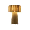 Pöytälamppu Home ESPRIT Ruskea Metalli Rottinki 50 W 220 V 27 x 27 x 40 cm