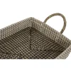Korisetti Home ESPRIT Luonnonkuitu Luonnollinen Kaupunki 41 x 32 x 16 cm