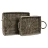 Korisetti Home ESPRIT Luonnonkuitu Luonnollinen Kaupunki 41 x 32 x 16 cm