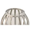 Svečturis Home ESPRIT Sudrabains Stikls Tērauds 19 x 19 x 19 cm