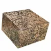 Dekoratyvinė spintelė Alexandra House Living Juoda Auksinis Keramikinis Medžio MDF 25 x 15 x 25 cm