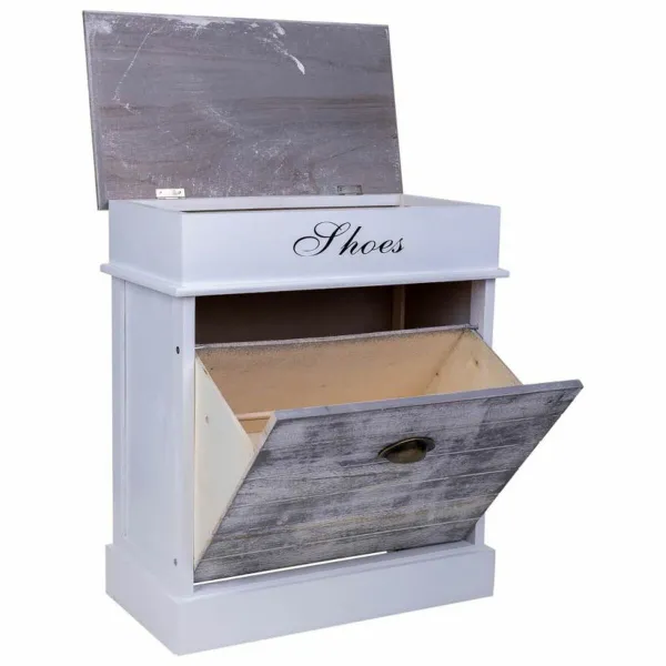 Тумба для обуви Alexandra House Living Белый 28 x 58 x 50 cm 1 ящик
