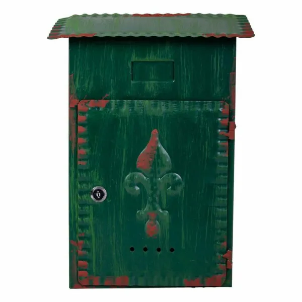 Pašto dėžutė Alexandra House Living Žalia Geležis 11 x 37 x 27 cm