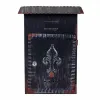 Pašto dėžutė Alexandra House Living Juoda Geležis 11 x 37 x 27 cm