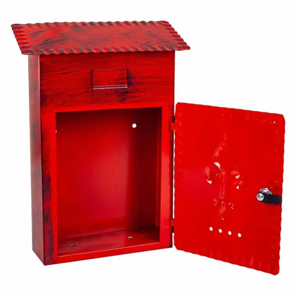 Pašto dėžutė Alexandra House Living Raudona Geležis 11 x 37 x 27 cm