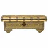 Шкатулка Alexandra House Living Позолоченный Алюминий Деревянный MDF 14 x 12 x 32 cm