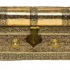 Jewelry box Alexandra House Living Golden Aluminium MDF Wood 14 x 12 x 32 cm