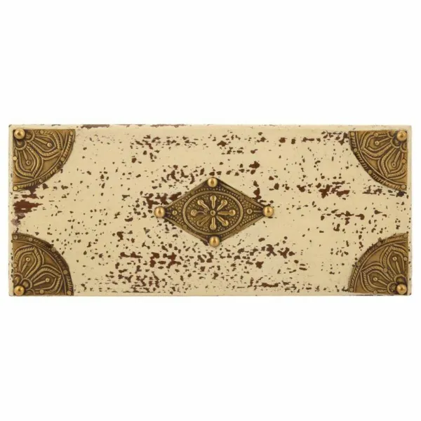 Jewelry box Alexandra House Living Cream Mango wood 10 x 19 x 24 cm 5 drawers