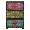 Lādīte Alexandra House Living Krāsa Koks MDF 11 x 28 x 19 cm 3 atvilknes