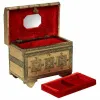 Lādīte Alexandra House Living Bronza Alumīnijs Koks MDF 17 x 13 x 27 cm