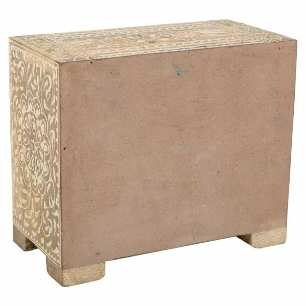 Korurasia Alexandra House Living Monivärinen Luonnollinen Mangopuu Puu MDF 10 x 15 x 18 cm 2 laatikkoa