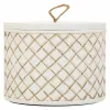 Jewelry box Alexandra House Living White Polyresin 17 x 13 x 17 cm