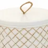 Jewelry box Alexandra House Living White Polyresin 17 x 13 x 17 cm