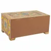 Lādīte Alexandra House Living Daudzkrāsains Dabisks Mango koks Koks MDF 14 x 10 x 23 cm 2 atvilknes