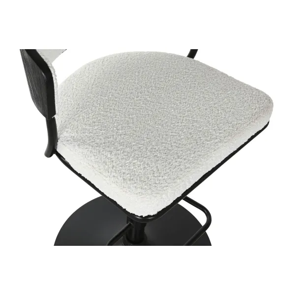 Taburetė Home ESPRIT Balta Metalinis 48,5 x 48 x 83,5 cm