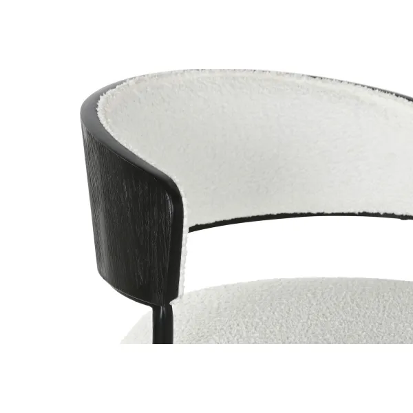 Табурет Home ESPRIT Белый Металл 48,5 x 48 x 83,5 cm