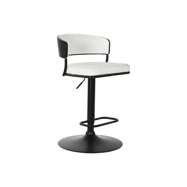Табурет Home ESPRIT Белый Металл 48,5 x 48 x 83,5 cm