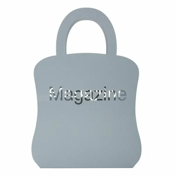 Полка для журналов Alexandra House Living Серый Ковка 8 x 38 x 26 cm