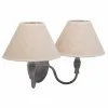 Wall Lamp Alexandra House Living White Grey 220-240 V 23 x 28 x 34 cm