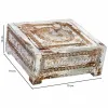 Dėžutė Alexandra House Living Mėlyna Pilka Mango mediena 19 x 10 x 19 cm