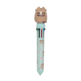 Pusheen - 10-color automatic ballpoint pen with a 3D figure from the Foodie collection