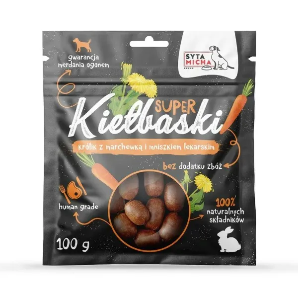 Фураж SYTA MICHA Great sausages Кролик 100 g