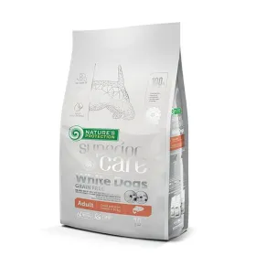 Lopbarība NATURE'S PROTECTION Superior Care White Dogs Laša krāsas 10 kg