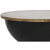 Dviejų staliukų rinkinys Home ESPRIT Metalinis Mango mediena 60 x 60 x 28 cm