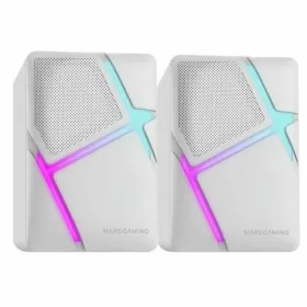 Portable Bluetooth Speakers Mars Gaming MSHW White Black 4 W