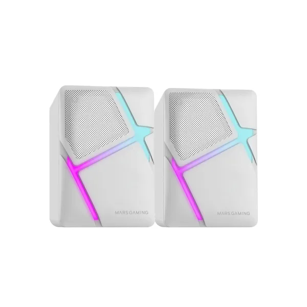 Portable Bluetooth Speakers Mars Gaming MSHW White Black 4 W
