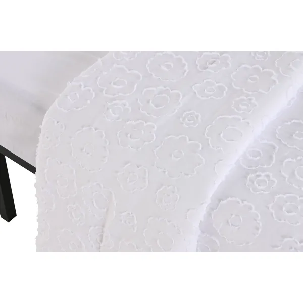 Voodikate Home ESPRIT Valge 180 x 260 cm